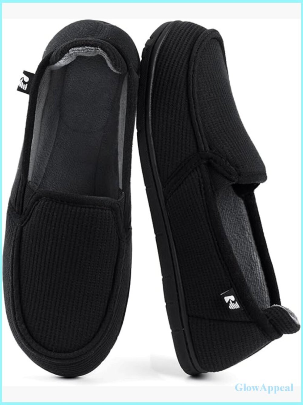 Two-Tone Hoodback Slipper with Removable Insole - Cozy Loafer Slippers